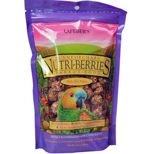 Papegaaiensnacks | Nutri Berries Sunny Orchard Papegaai 284 gram