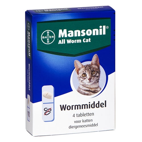 Mansonil All Worm kat 4 tabletten